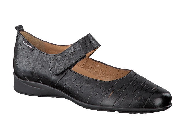 velcro femme modèle Valerina Perf Noir - Mephisto